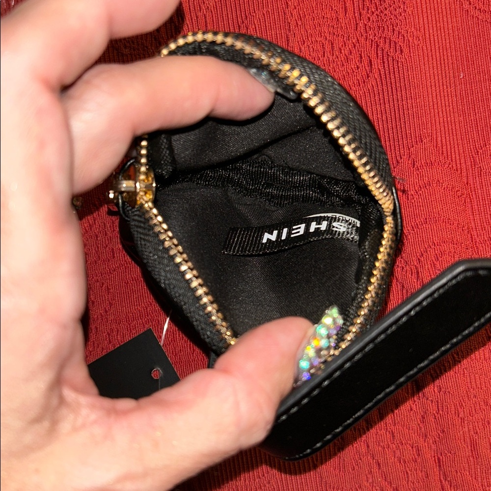 SHEIN Black Wrist Pouch! NWT - Picture 9 of 11